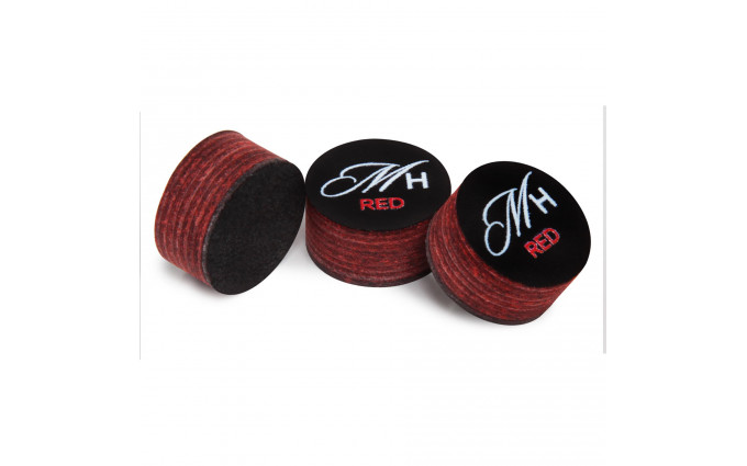 Наклейка для кия M-H RED ø13,5мм Medium 1шт. Наклейка для кия M-H RED ø13,5мм Medium 1шт.